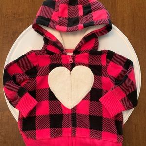 Infant Hooded Zip Front Jacket